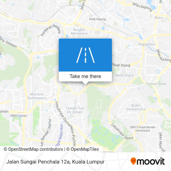 Jalan Sungai Penchala 12a map