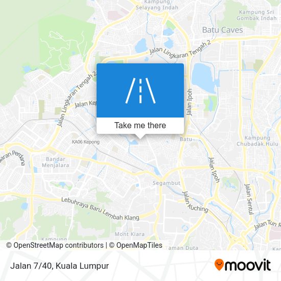 Jalan 7/40 map