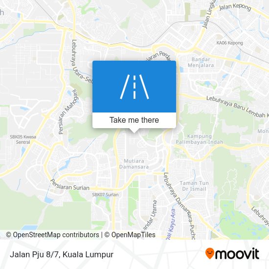 Peta Jalan Pju 8/7