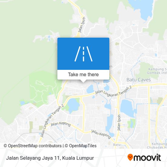 Jalan Selayang Jaya 11 map