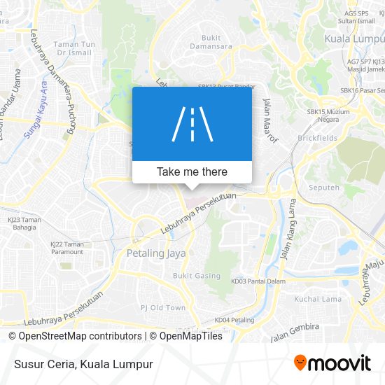 Susur Ceria map