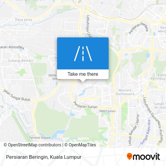 Peta Persiaran Beringin