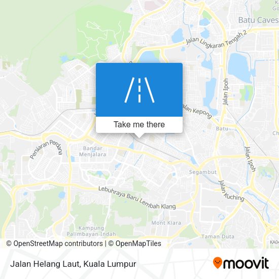 Peta Jalan Helang Laut