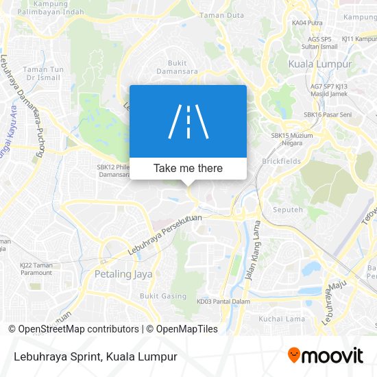 Peta Lebuhraya Sprint