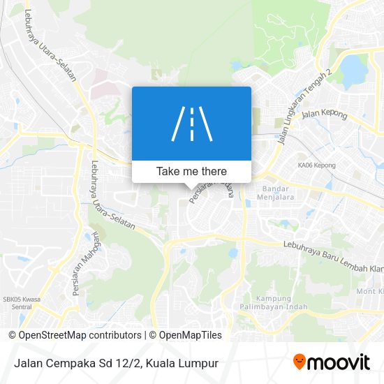 Peta Jalan Cempaka Sd 12/2