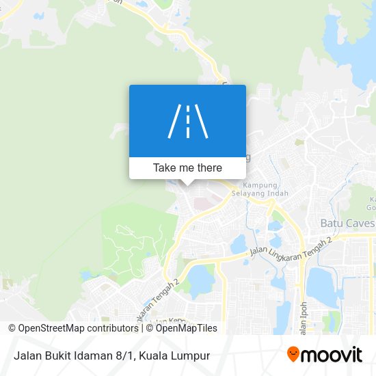 Jalan Bukit Idaman 8/1 map