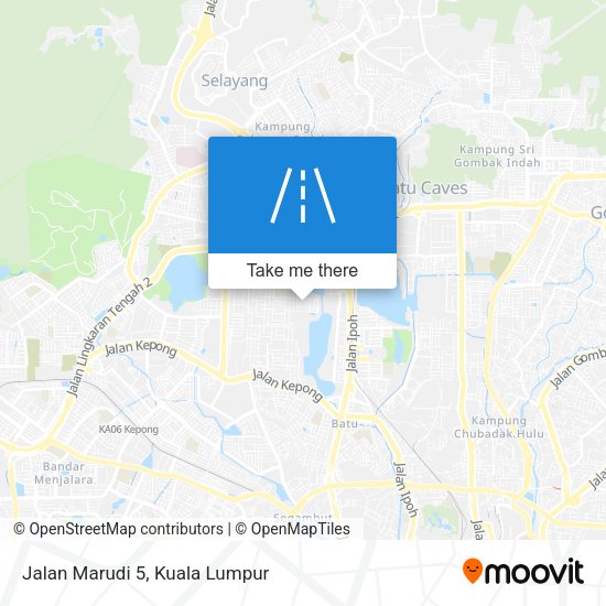 Jalan Marudi 5 map