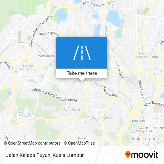 Peta Jalan Kalapa Puyuh