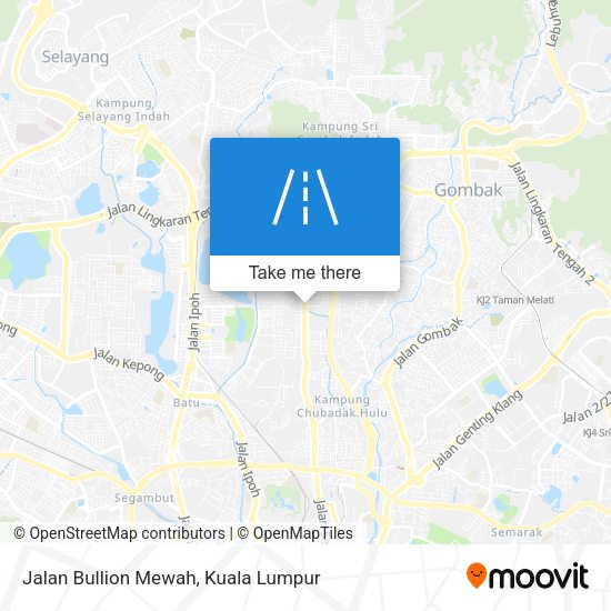 Jalan Bullion Mewah map