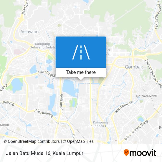 Peta Jalan Batu Muda 16