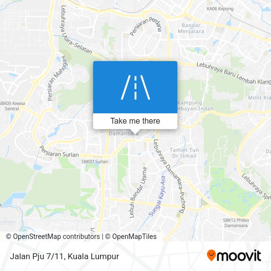 Peta Jalan Pju 7/11