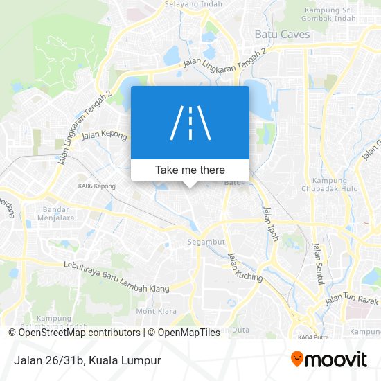 Jalan 26/31b map