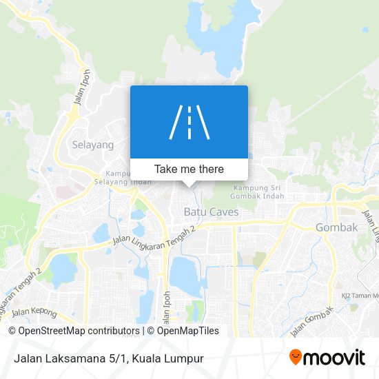 Jalan Laksamana 5/1 map