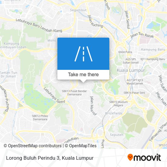 Lorong Buluh Perindu 3 map