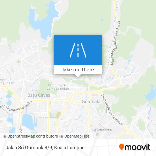 Peta Jalan Sri Gombak 8/9