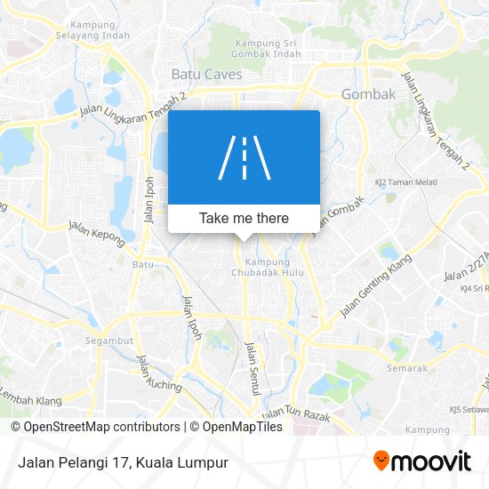 Jalan Pelangi 17 map