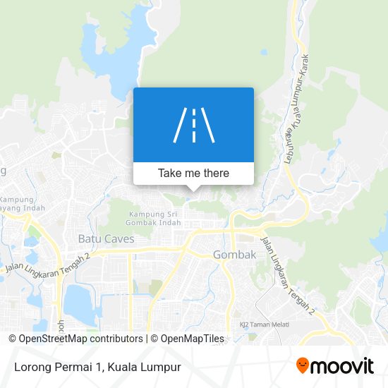 Peta Lorong Permai 1