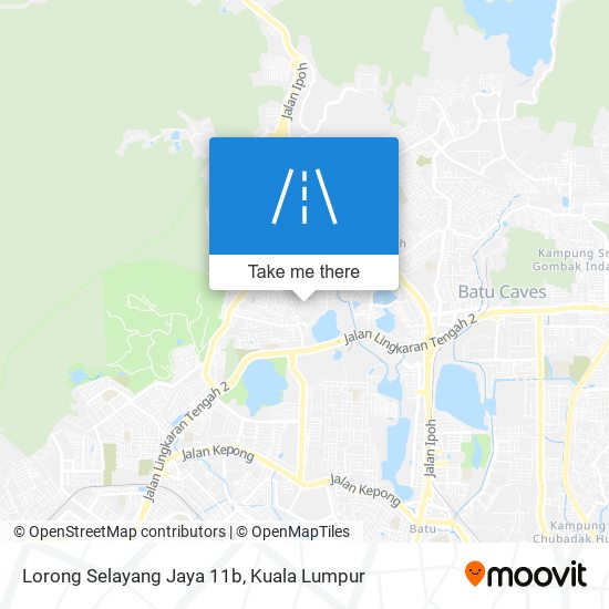 Lorong Selayang Jaya 11b map