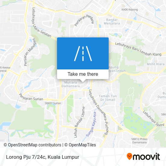 Peta Lorong Pju 7/24c
