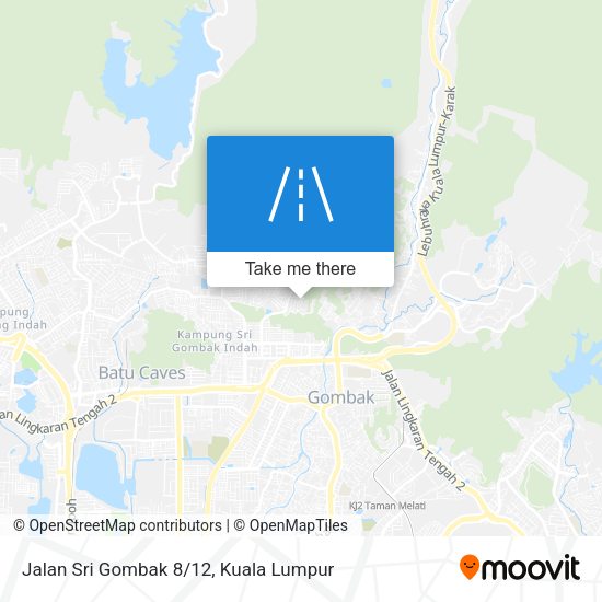 Peta Jalan Sri Gombak 8/12