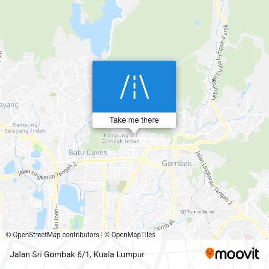 Jalan Sri Gombak 6/1 map