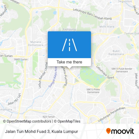 Peta Jalan Tun Mohd Fuad 3