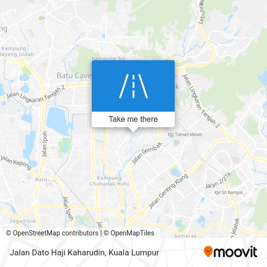 Jalan Dato Haji Kaharudin map