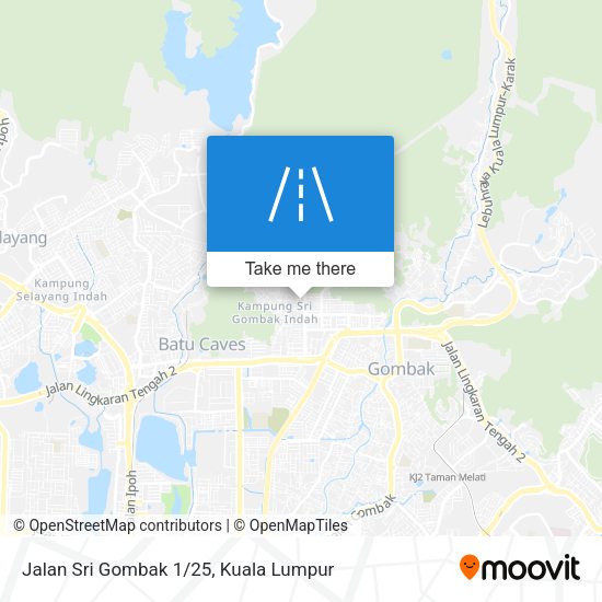 Peta Jalan Sri Gombak 1/25
