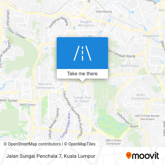 Peta Jalan Sungai Penchala 7