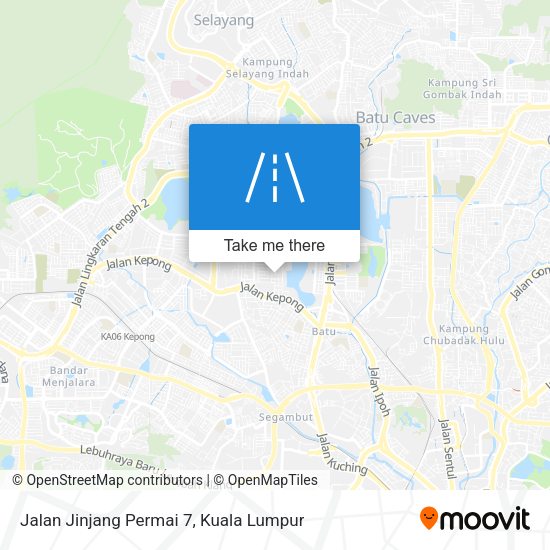 Jalan Jinjang Permai 7 map