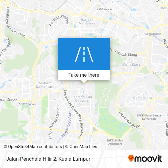 Jalan Penchala Hilir 2 map