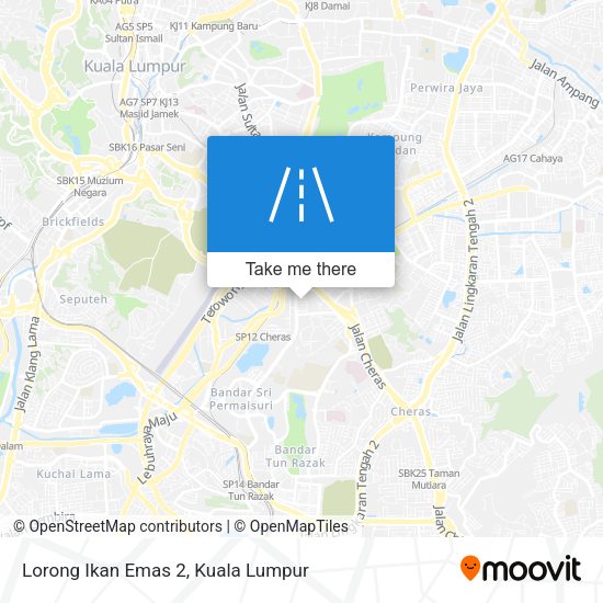 Lorong Ikan Emas 2 map