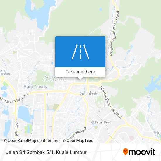 Jalan Sri Gombak 5/1 map