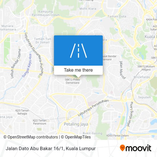 Jalan Dato Abu Bakar 16/1 map