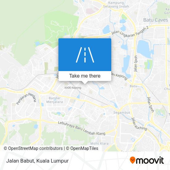 Jalan Babut map