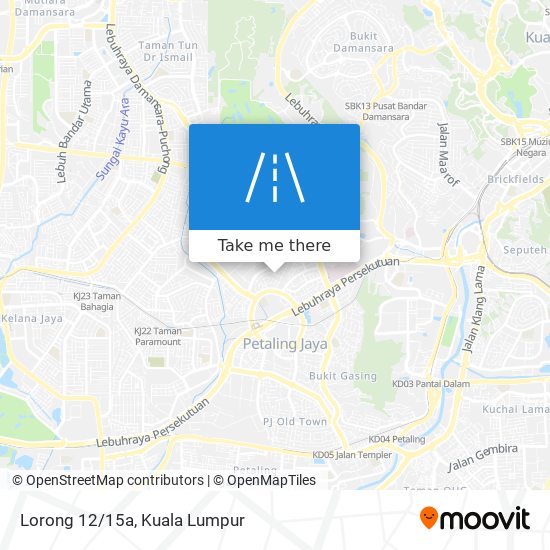 Lorong 12/15a map