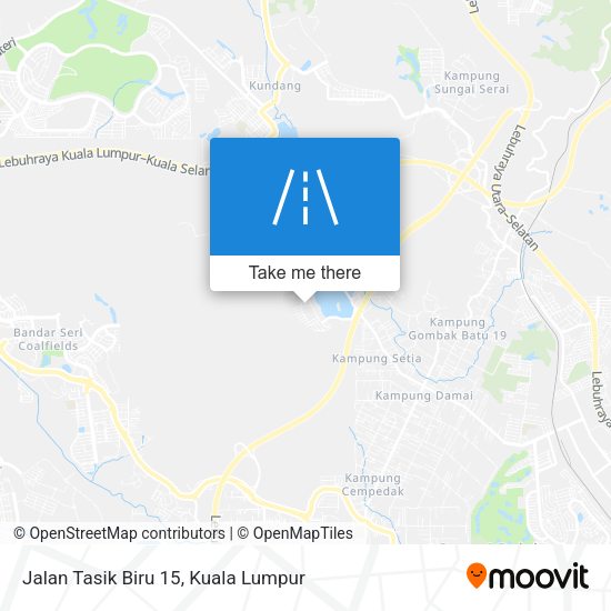 Jalan Tasik Biru 15 map