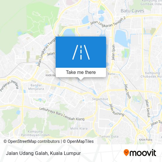 Jalan Udang Galah map