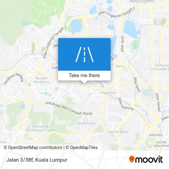 Jalan 3/38f map