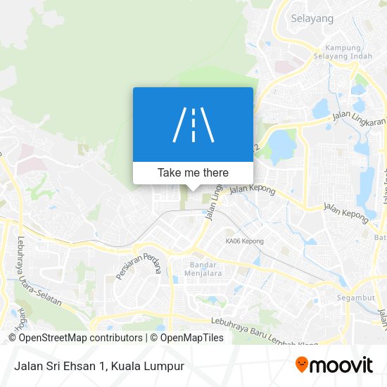 Peta Jalan Sri Ehsan 1