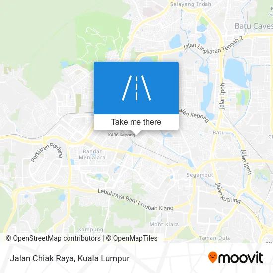 Jalan Chiak Raya map