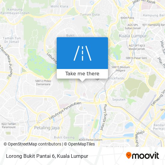 Lorong Bukit Pantai 6 map