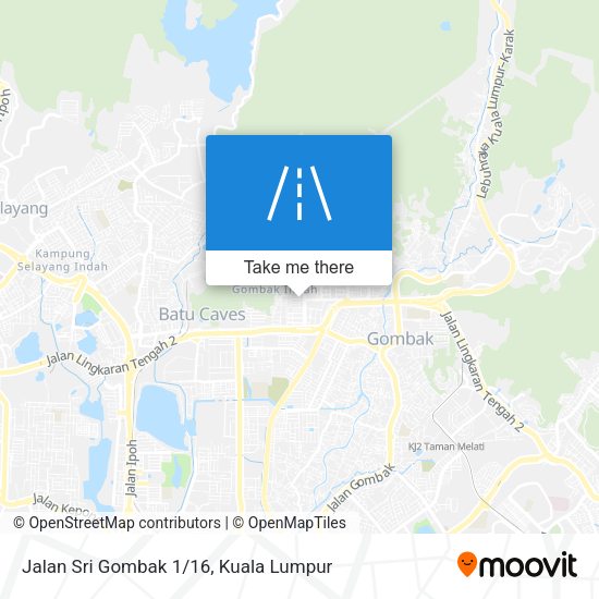 Jalan Sri Gombak 1/16 map