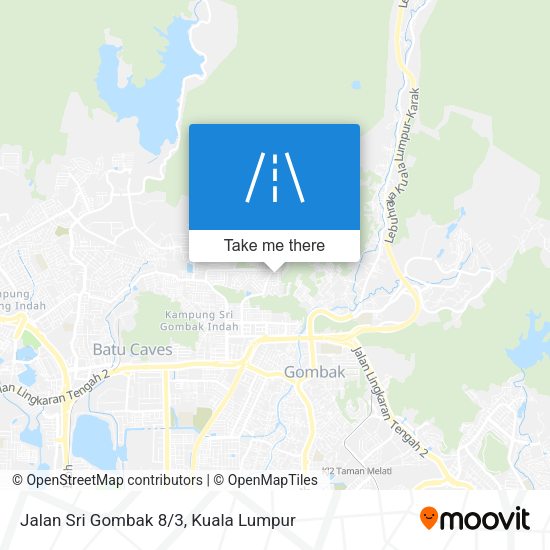 Jalan Sri Gombak 8/3 map