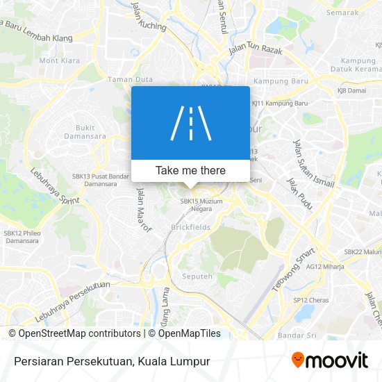 Persiaran Persekutuan map