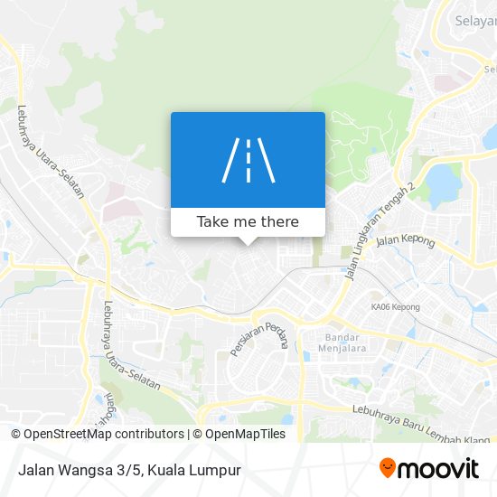 Jalan Wangsa 3/5 map