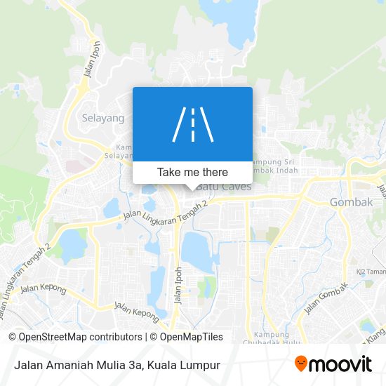 Jalan Amaniah Mulia 3a map