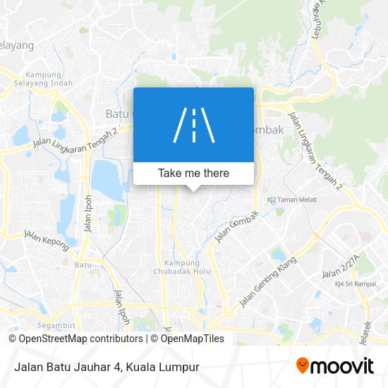 Jalan Batu Jauhar 4 map