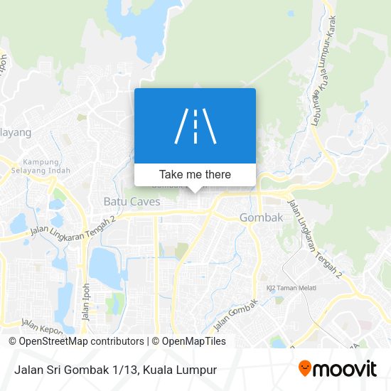 Jalan Sri Gombak 1/13 map