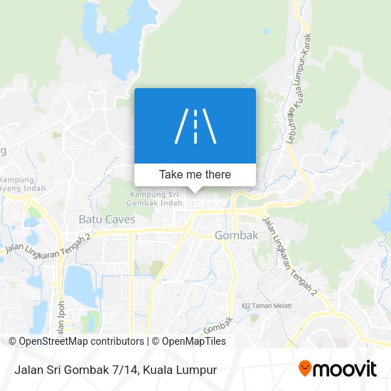 Jalan Sri Gombak 7/14 map